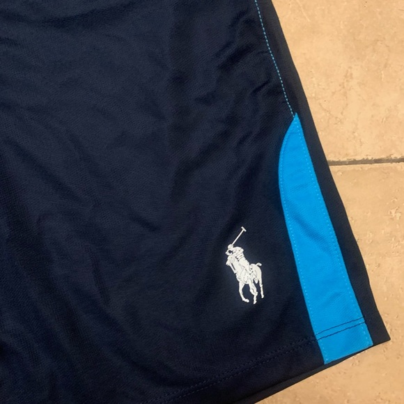 NWT Polo by Ralph Lauren boys athletic shorts. Boys size Large 14-18. - Picture 3 of 7